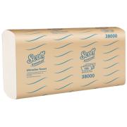 Scott Essential 38000 Ultraslim Towel White Pack 150 Towels Case of 16 Packs