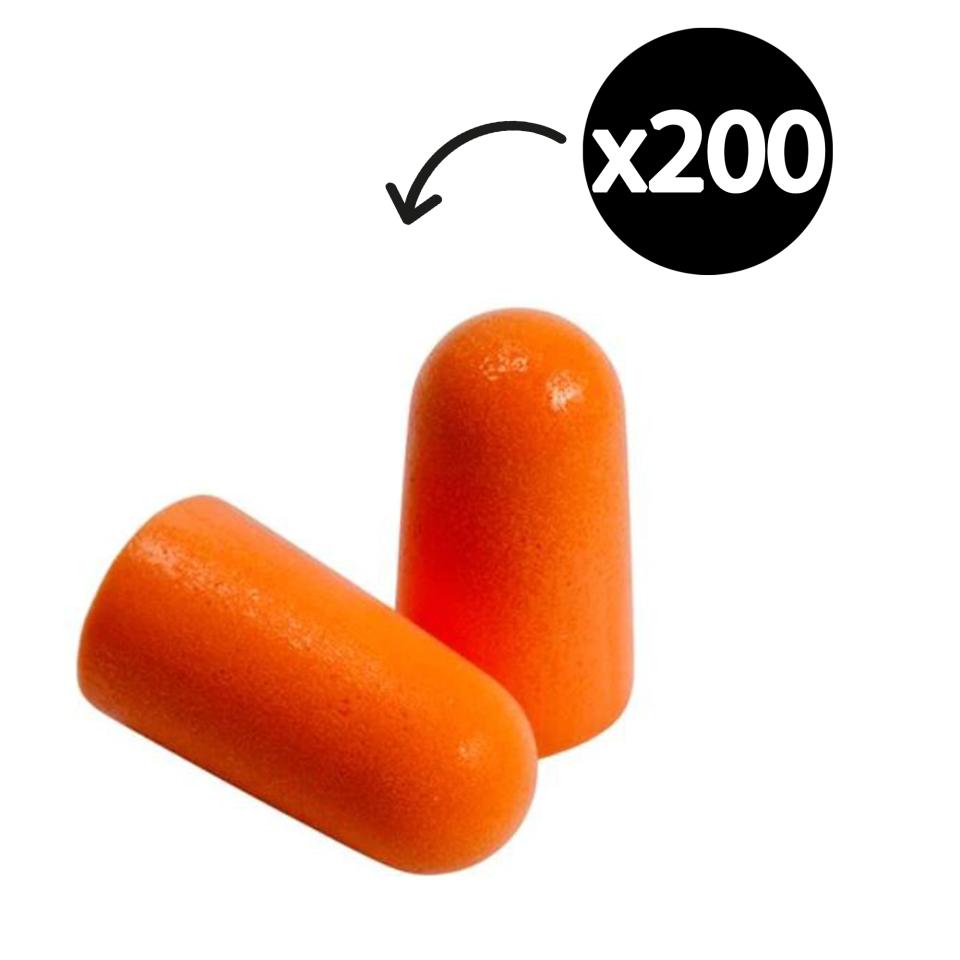 3M 1100 Uncorded Foam Earplugs Class 3 Box 200 Pairs Winc