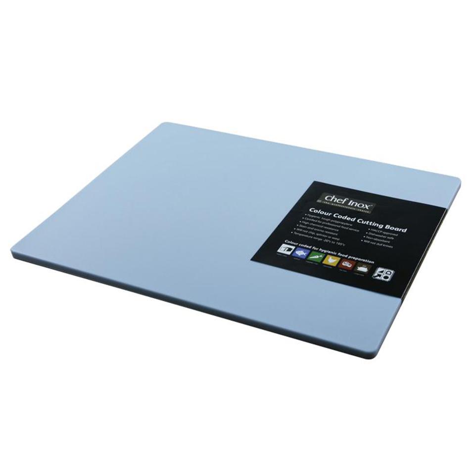 Chef Inox Cutting Board PP 380 x 510 x 12mm Blue