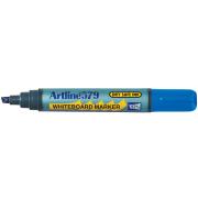 Artline 579 Whiteboard Marker Chisel Tip 2.0-5.0mm Blue Pack 12