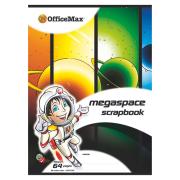 Officemax Megaspace Scrapbook 335 x 245mm 100gsm White 64 Page