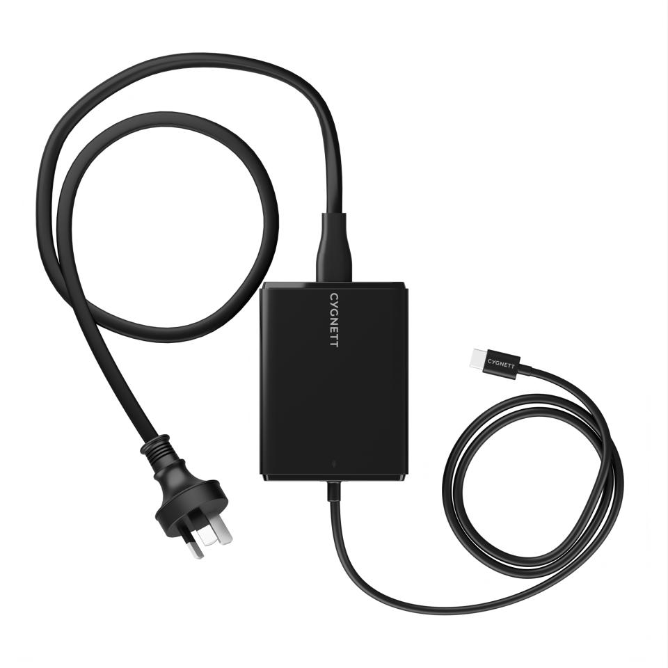 Cygnett Powermaxx 100w Gan USB-C Laptop Charger Black Image