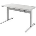Thumbnail image of Visionchart Airo Height Adjustable Desk Aluminium Shark Nose Edge 1200W x 700D x 700-1130Hmm White