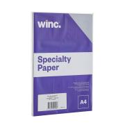 Winc Specialty Paper Shimmer A4 120gsm Silver Pack 50