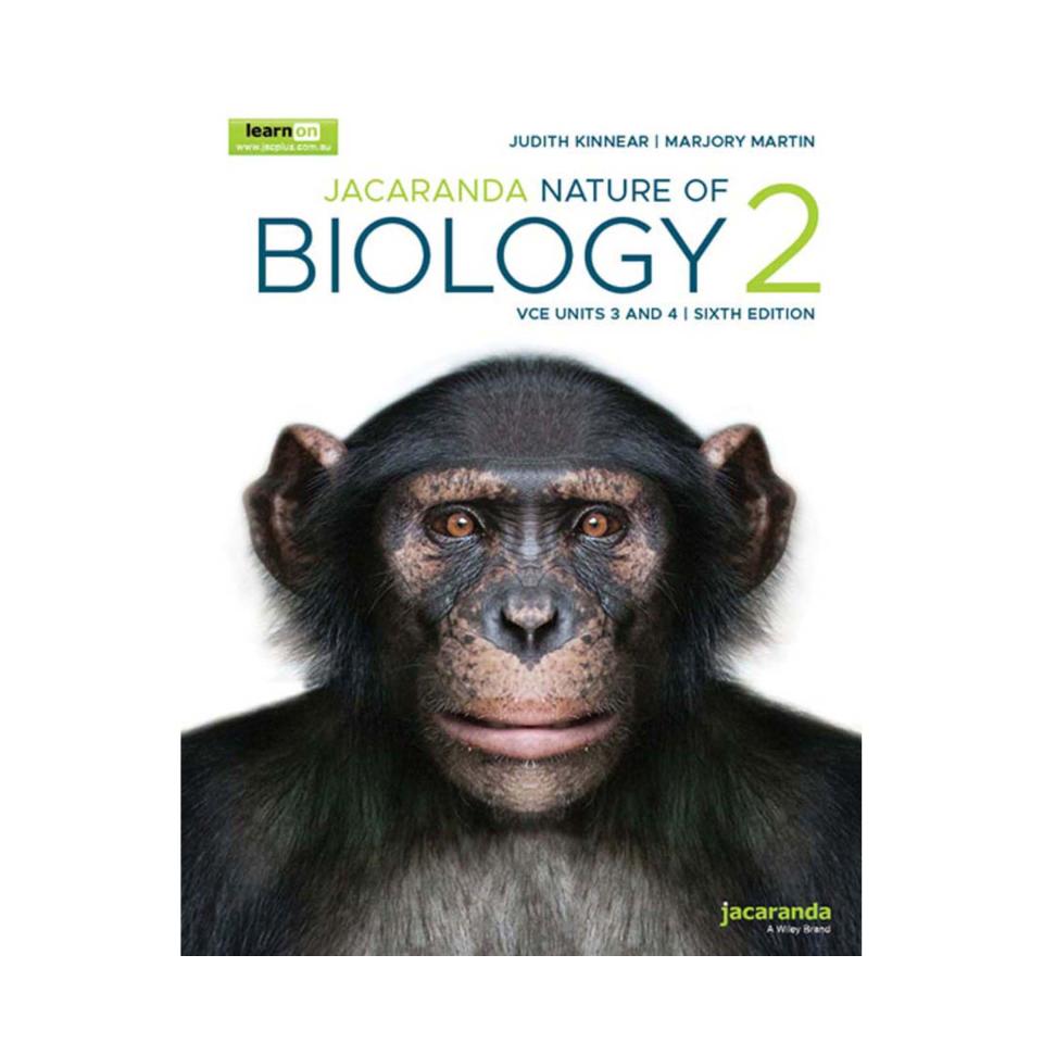 Jacaranda Nature Of Biology 2 VCE Units 3 And 4 LearnON & Print & Studyon Kinnear 6th Edn