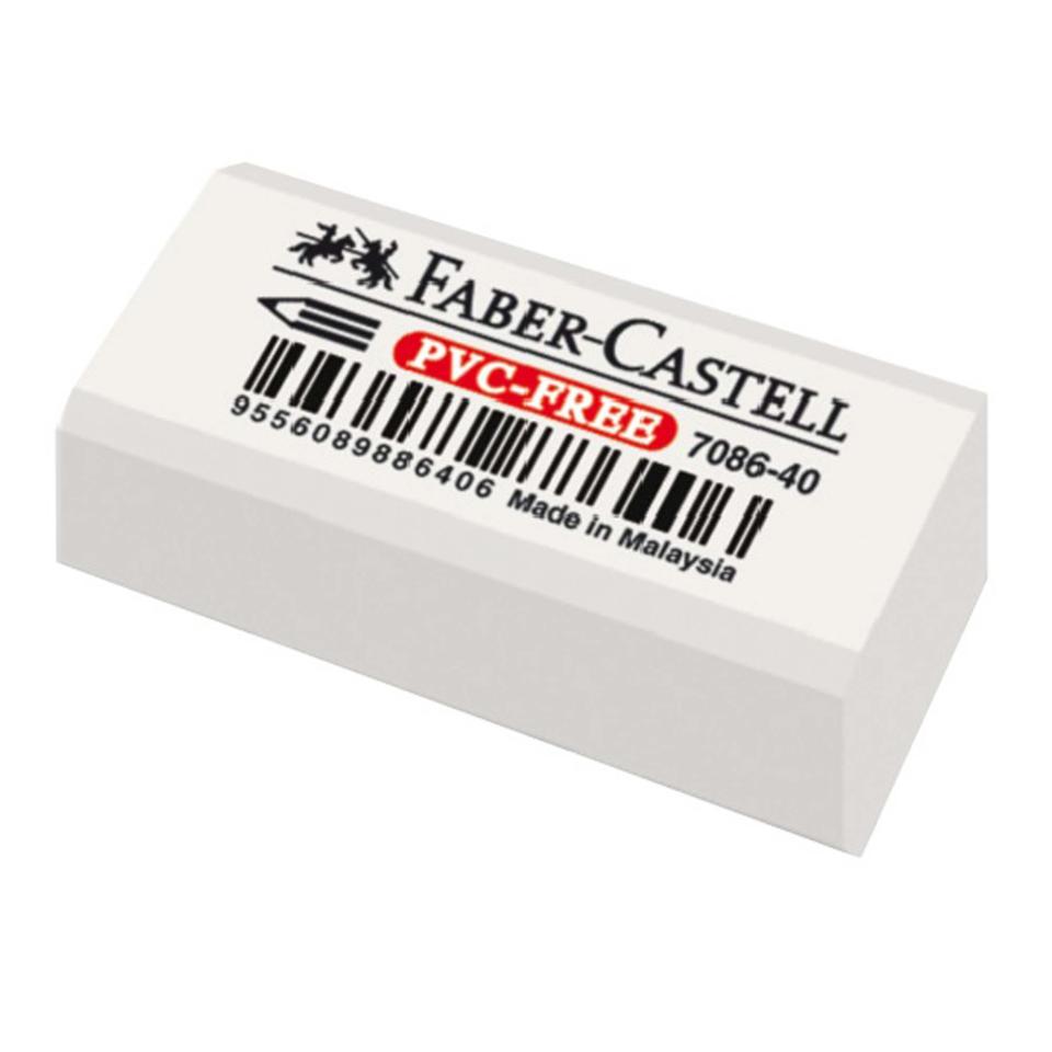 Faber-Castell PVC Free Eraser White