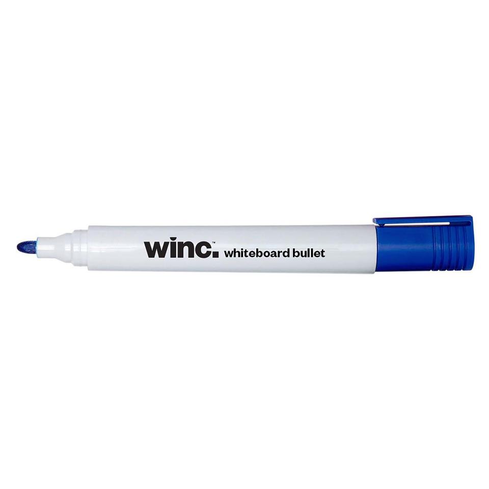 Winc Whiteboard Marker Bullet Tip 1.5-3.0mm Blue