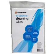 Officemax Dry Surface Cleaning Wipes Pack 50