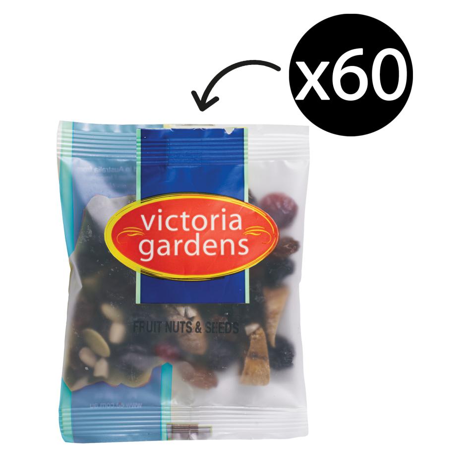 Victoria Gardens Fruit Nuts & Seeds Snack Portion Control 25g Carton 60