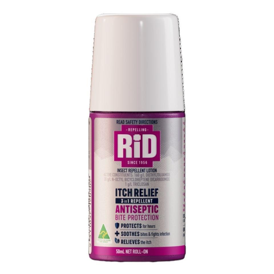 RID Itch Relief 6 hr +Antiseptic +Chamomile +Vit E Lotion Roll On 50ml Image