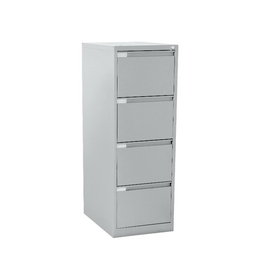 Mercury Vertical Filing Cabinet 4 Drawer 1320h x 470w x 620dmm
