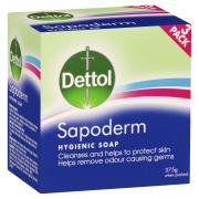 Dettol Sapoderm Medicated Soap Pack 3