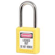 Master Lock 0410 Zenex Thermoplastic Safety Padlock 38mm Yellow