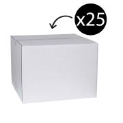 Marbig Professional Shipping Box Regular White 420 X 400 X 300mm Pack 25