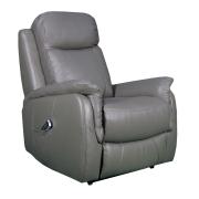 Ascot Dual Motor Lift Chair  Leather Dark Grey