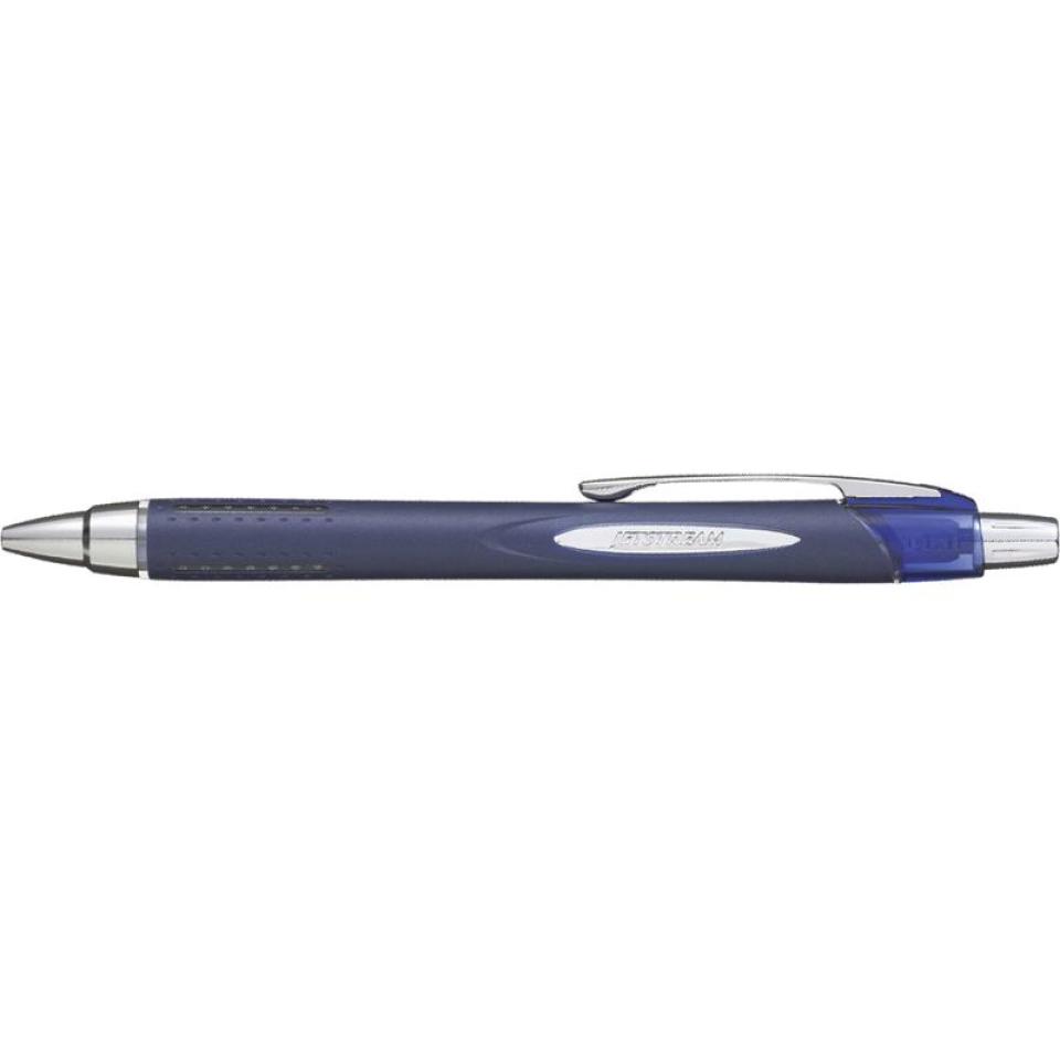 Uniball Jetstream Retractable Ballpoint Pen Fine 0.7mm Blue Each Winc