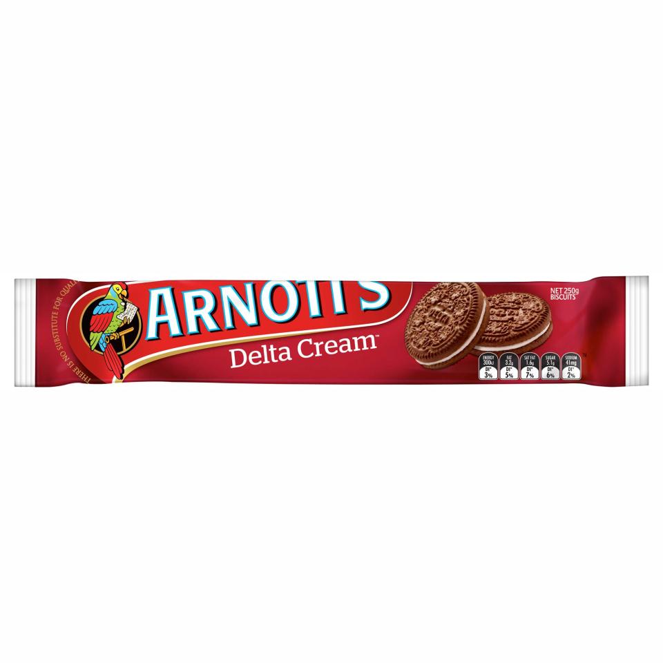 Arnotts Delta Cream Biscuits 250g