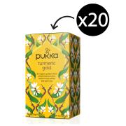 Pukka Tumeric Gold Enveloped Tea Bags Pack 20