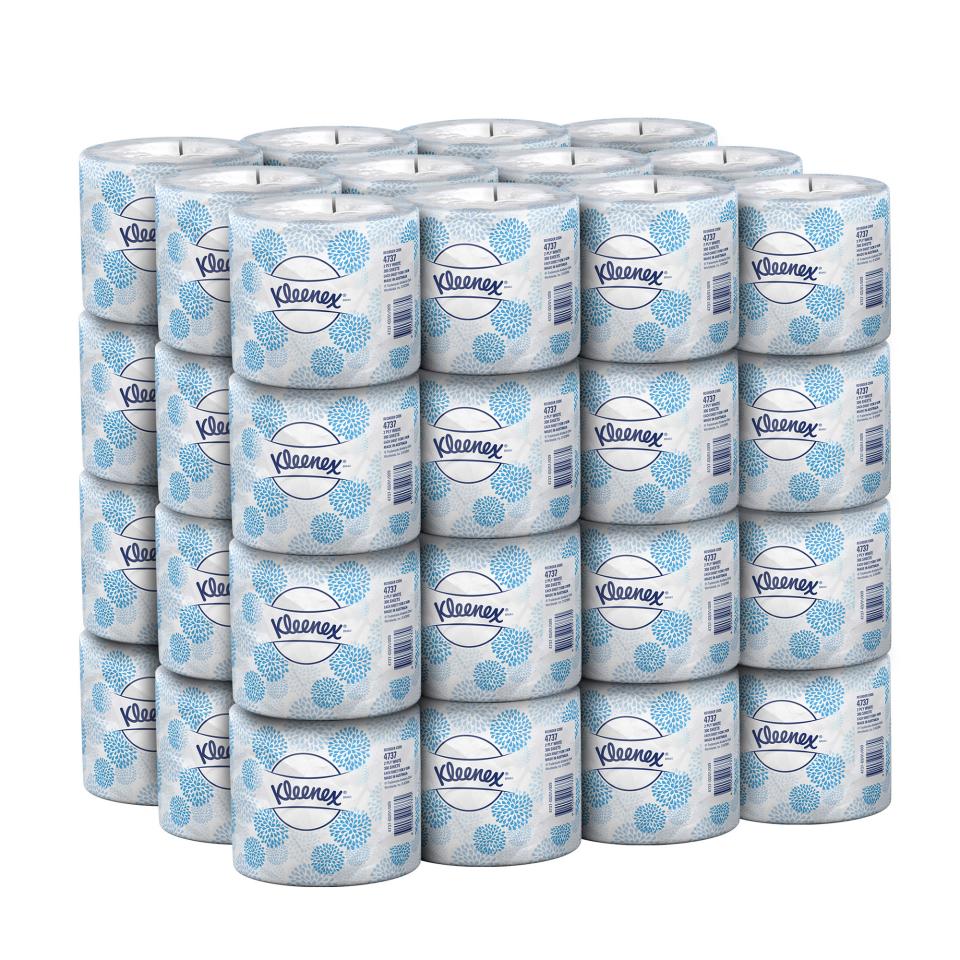 Kleenex Toilet Roll Executive 2 Ply 300 Sheets White Pack 48 | Winc