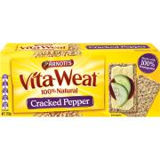 Arnotts Vita-Weat Crackers Cracked Pepper 250g