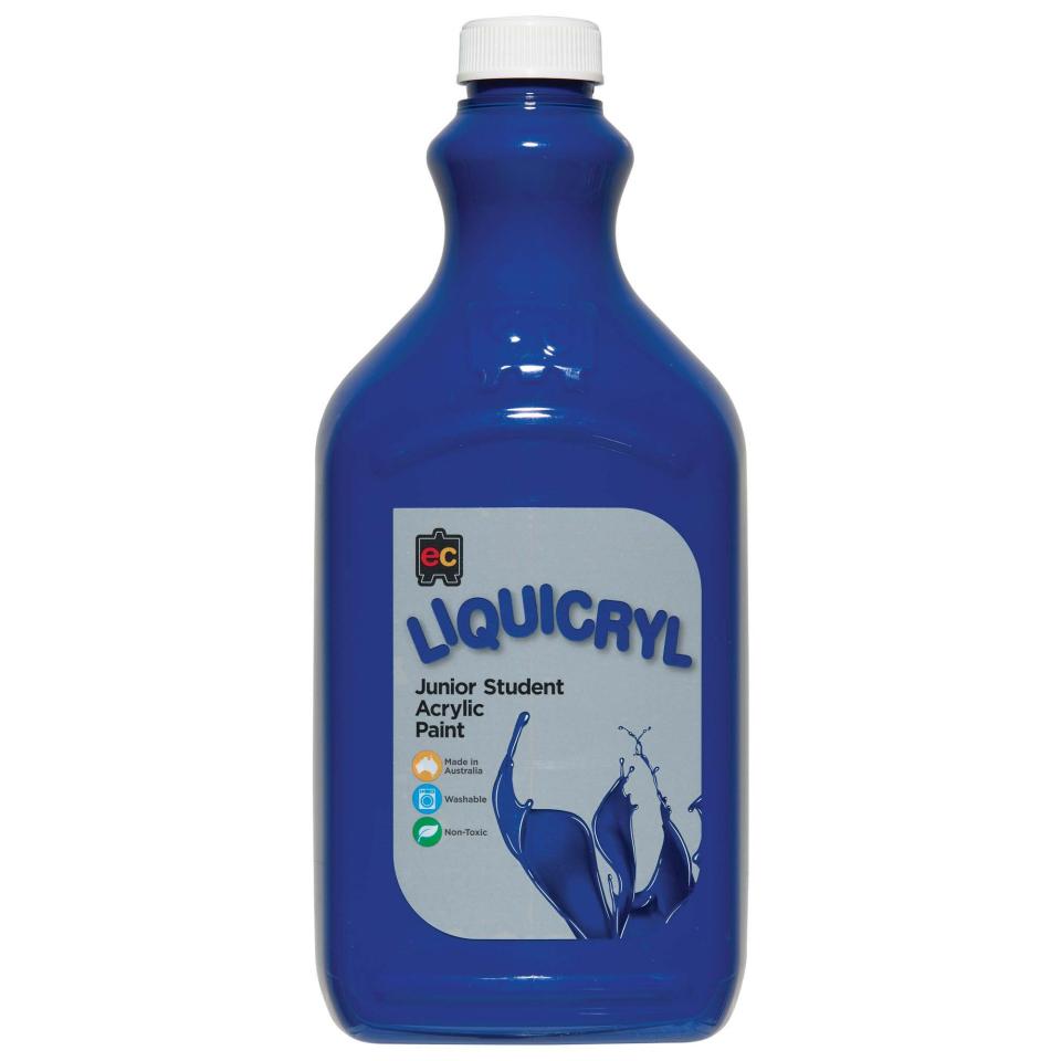 Educational Colours Liquicryl Paint 2L Brilliant Blue Image