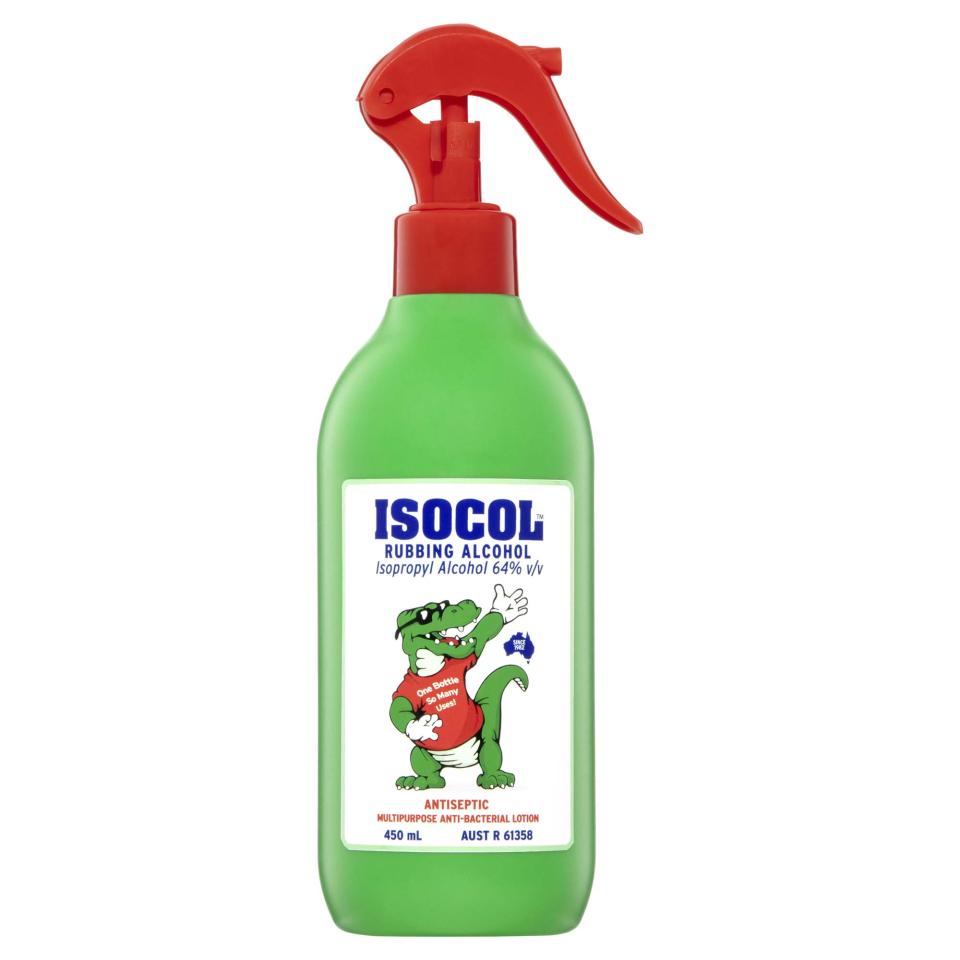 Isocol Rubbing Alcohol Antiseptic Spray 450ml Image