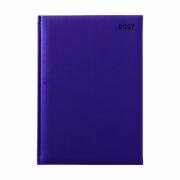 Winc 2027 Soft Touch Hard Cover Diary A4 Day to Page Purple