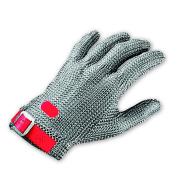 Chainex Stainless Steel Wrist Glove With Plastic Strap Ambidextrous Single Glove Only Med Each