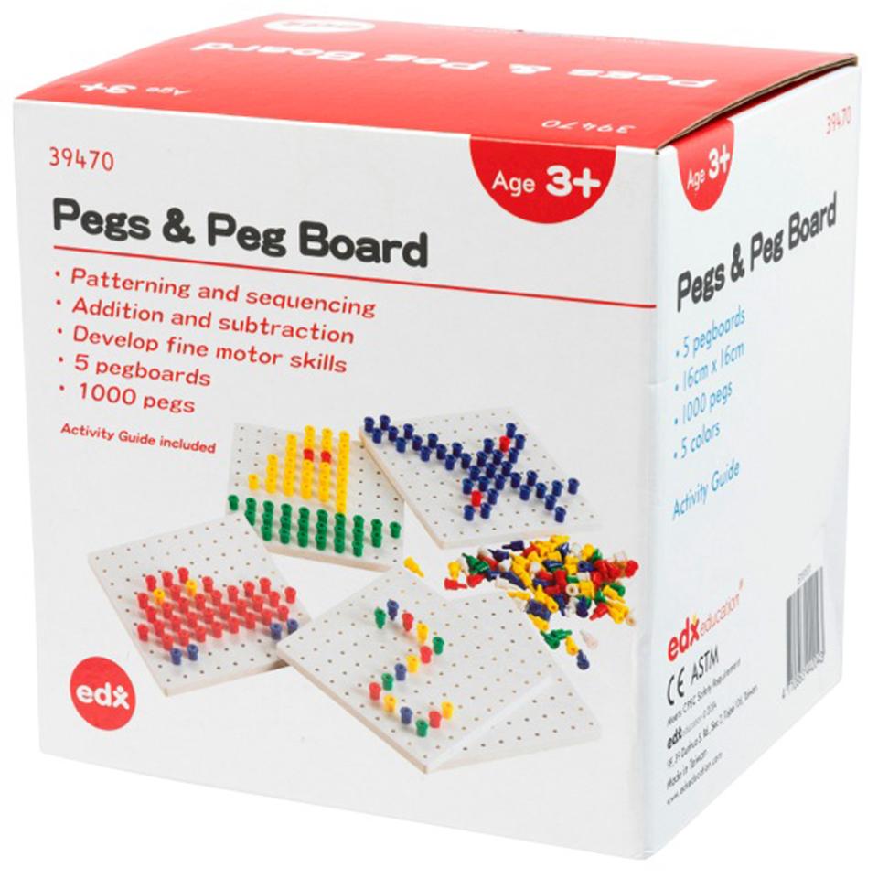 Edx Education Pegs And Peg Board