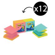Post-It Notes Pop-Up Cape Town Collection 76 x 76mm Pack 12