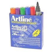 Artline 577 Whiteboard Marker Bullet Assorted Box 12