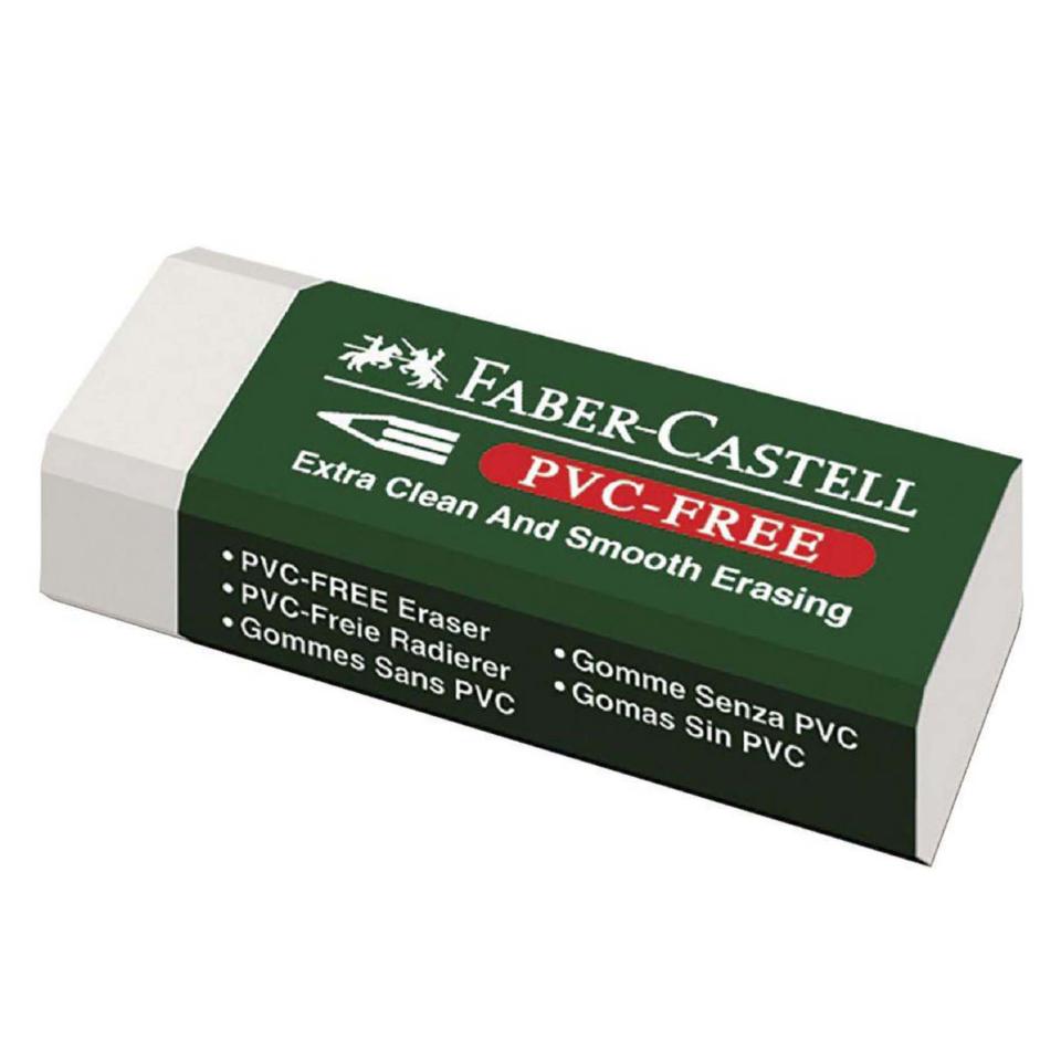 Faber-Castell Eraser With Sleeve PVC-Free Large