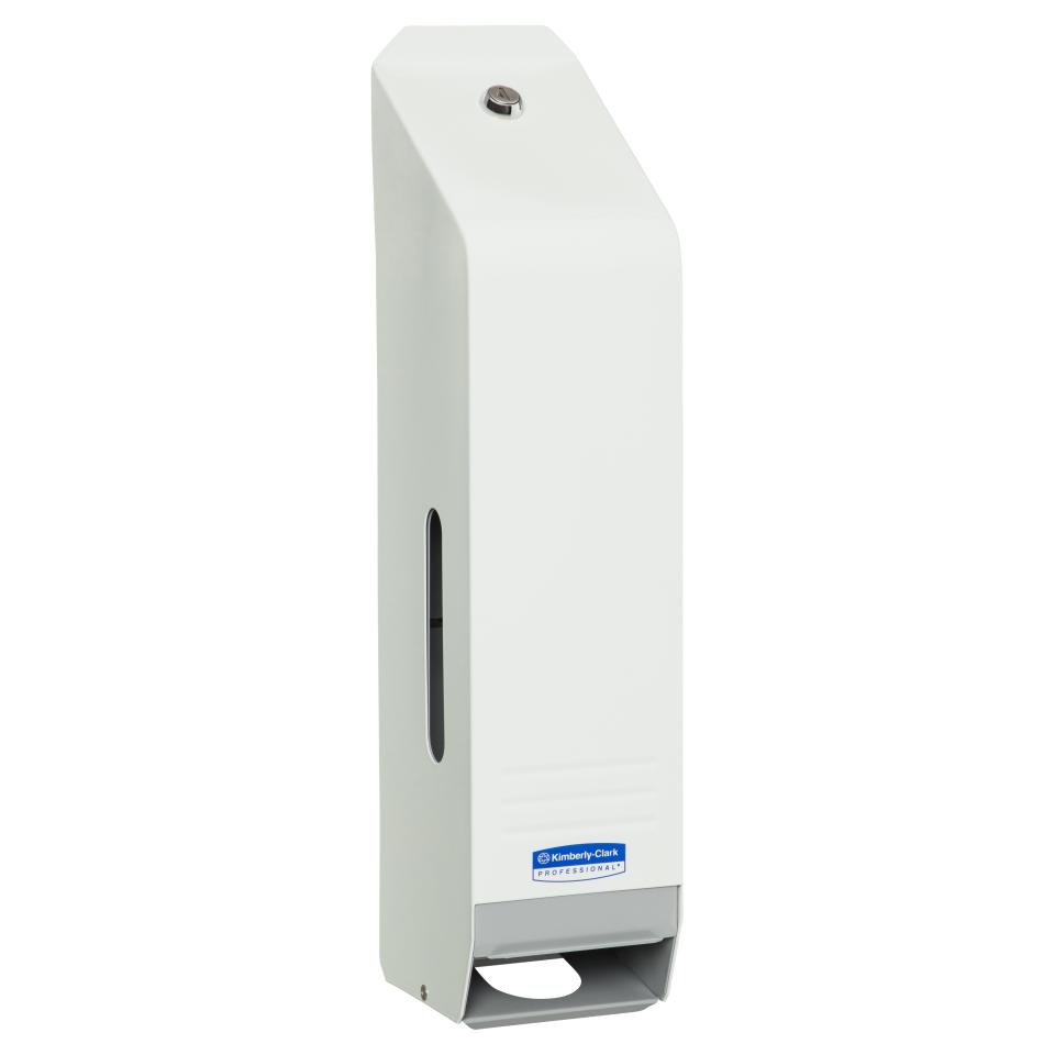 Kimberly Clark Toilet Tissue Lockable Dispenser 3 Roll Capacity White