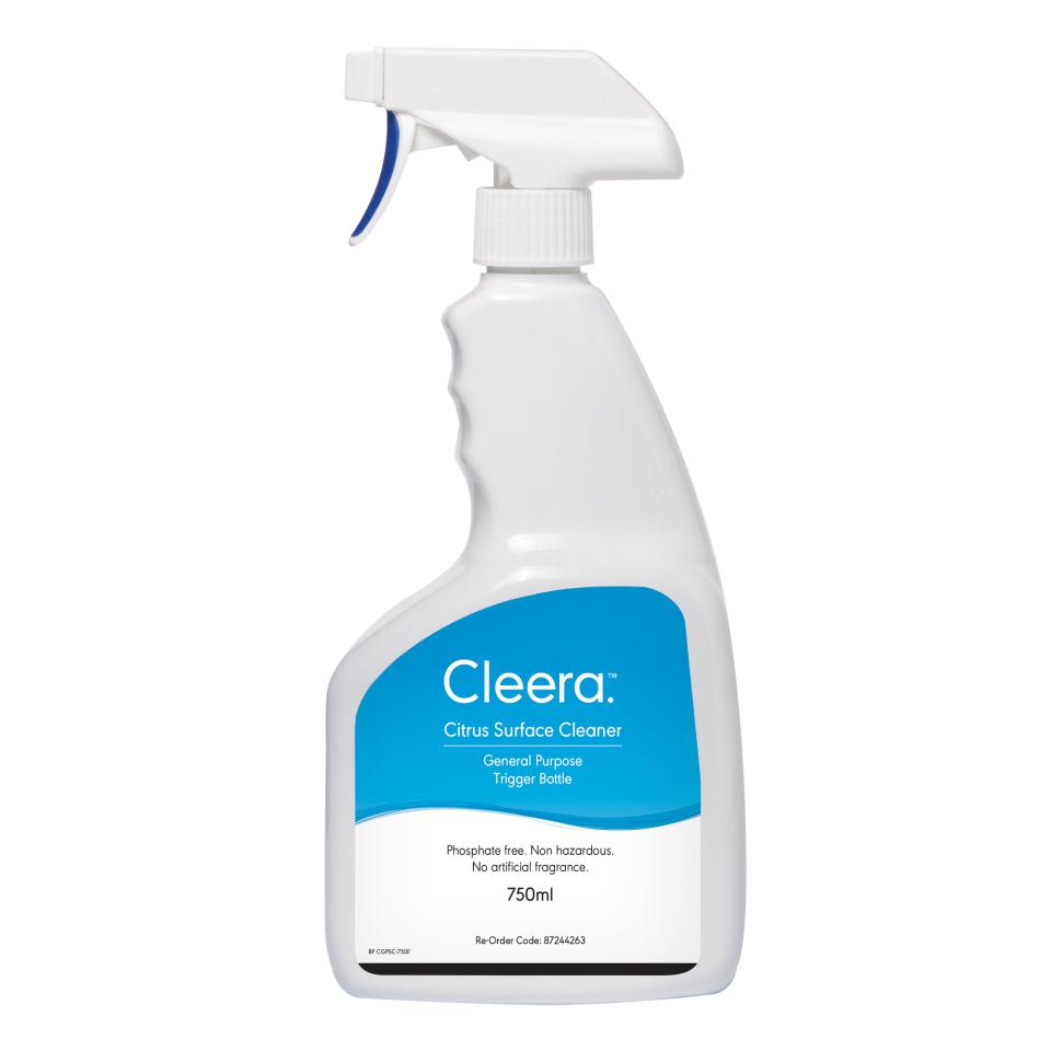 Cleera Surface Cleaner General Purpose Citrus Orange Trigger 750ml