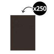 Winc Premium Coloured Cover Paper A4 110gsm Brown Pack 250
