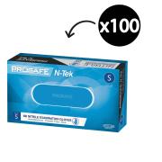 Prosafe N-tek Nitrile Examination Gloves Powder Free Box 100