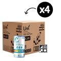 Thumbnail image of Livi Essentials 6004 Commercial Wipes Blue Roll 45m Carton 4