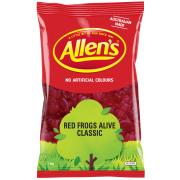 Allens Red Frogs Lollies 1.3kg