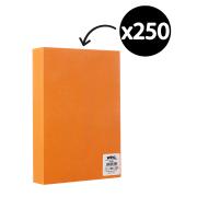 Winc Premium Coloured Cover Paper A4 160gsm Orange Pack 250