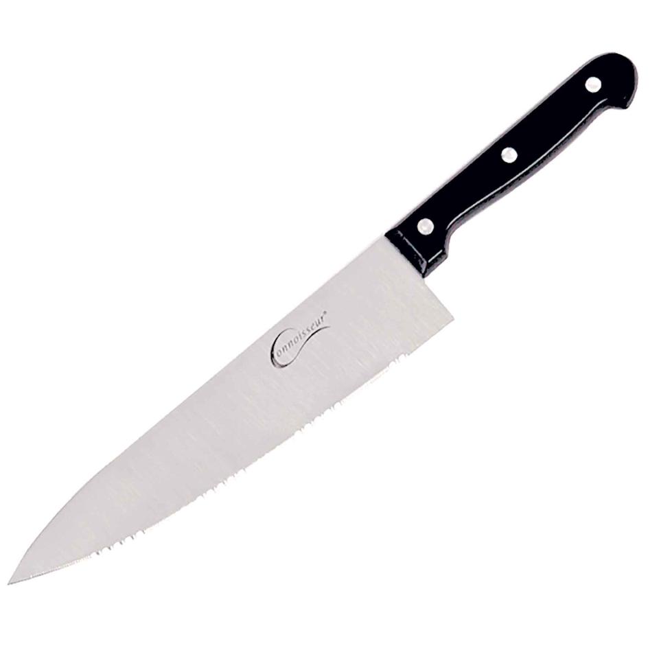 serrated kitchen knife