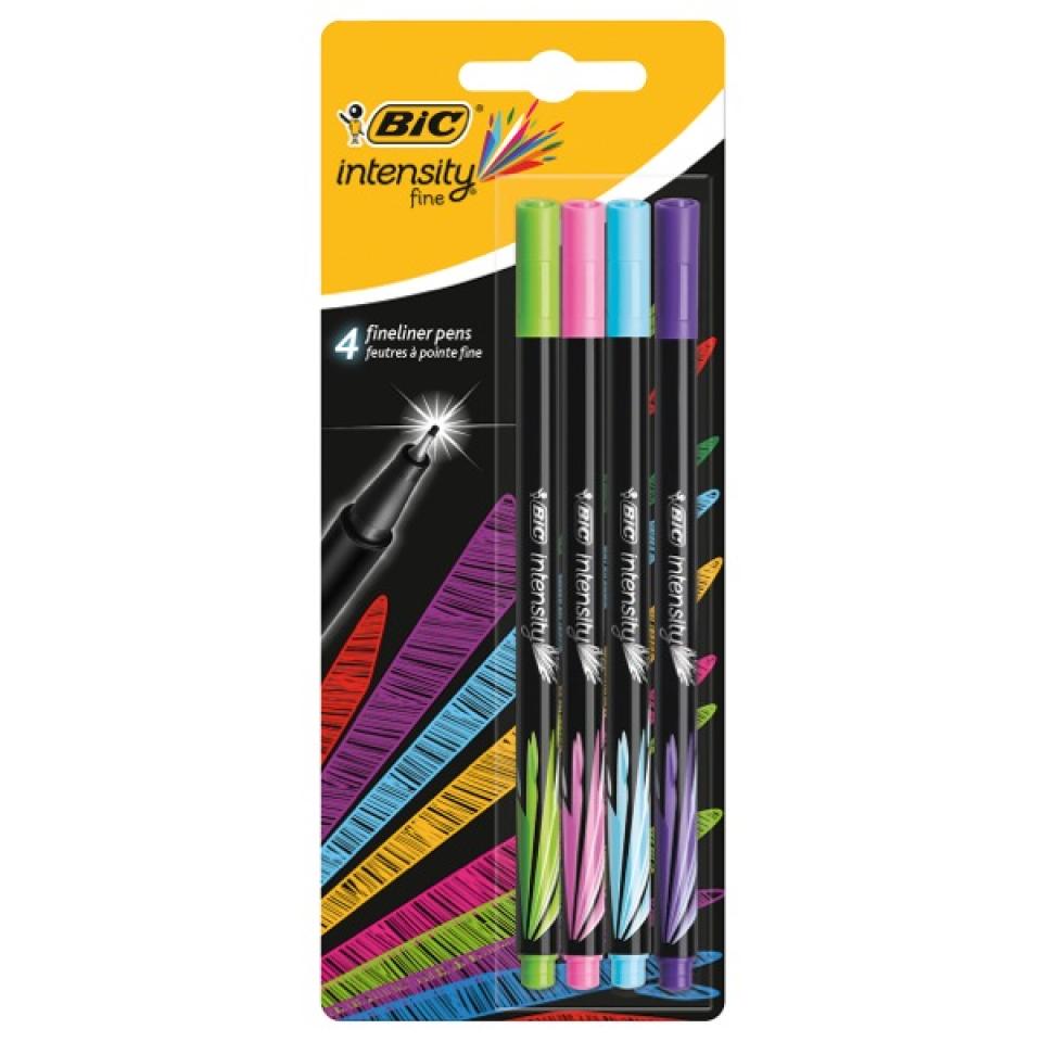 Bic Intensity Fineliner Pen Fashion Pack 4
