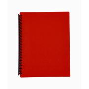 Winc Display Book Refillable A4 20 Pocket - Red