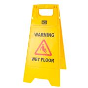 Cleera Safety Sign Wet Floor Yellow