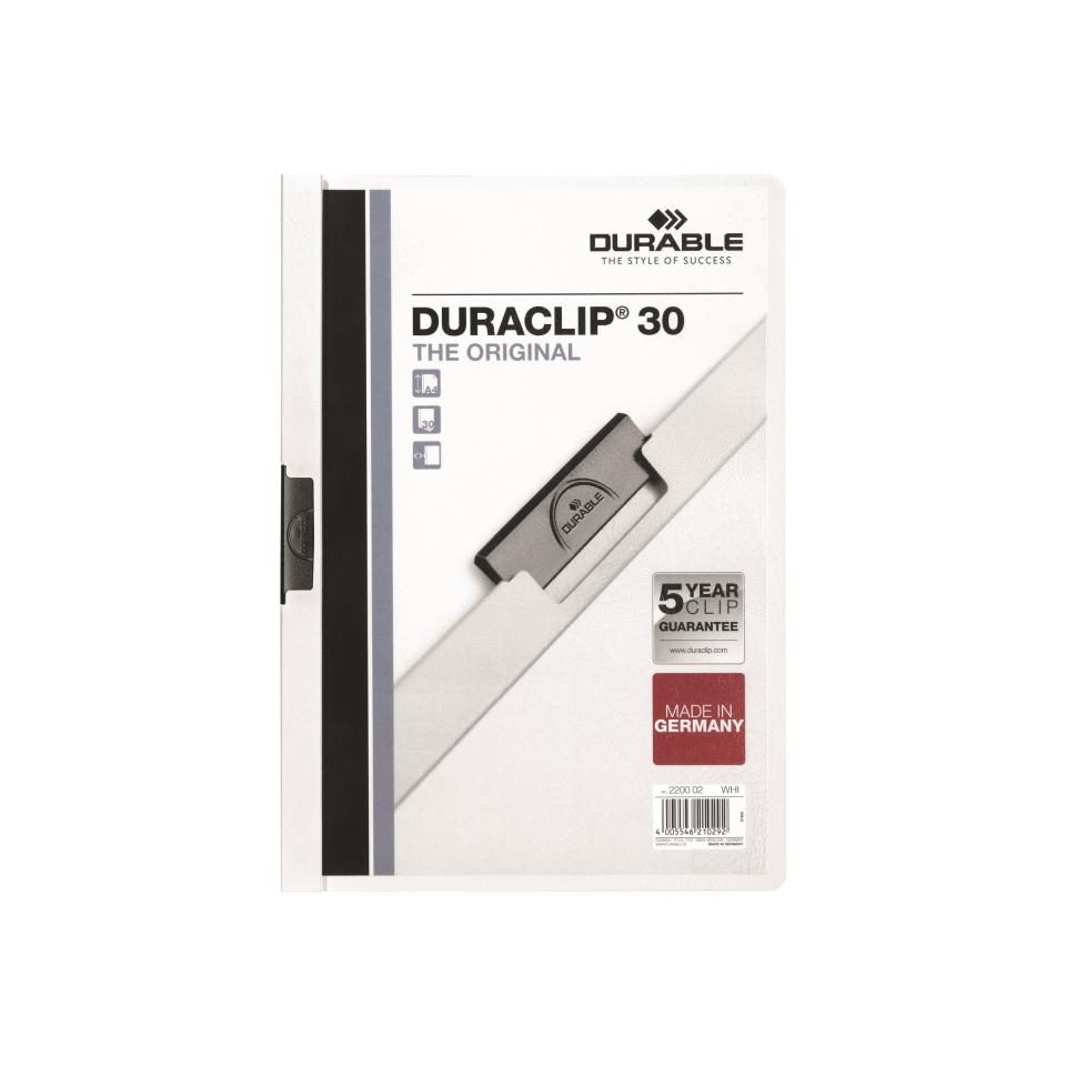 Durable File Duraclip A4 2200 3mm White