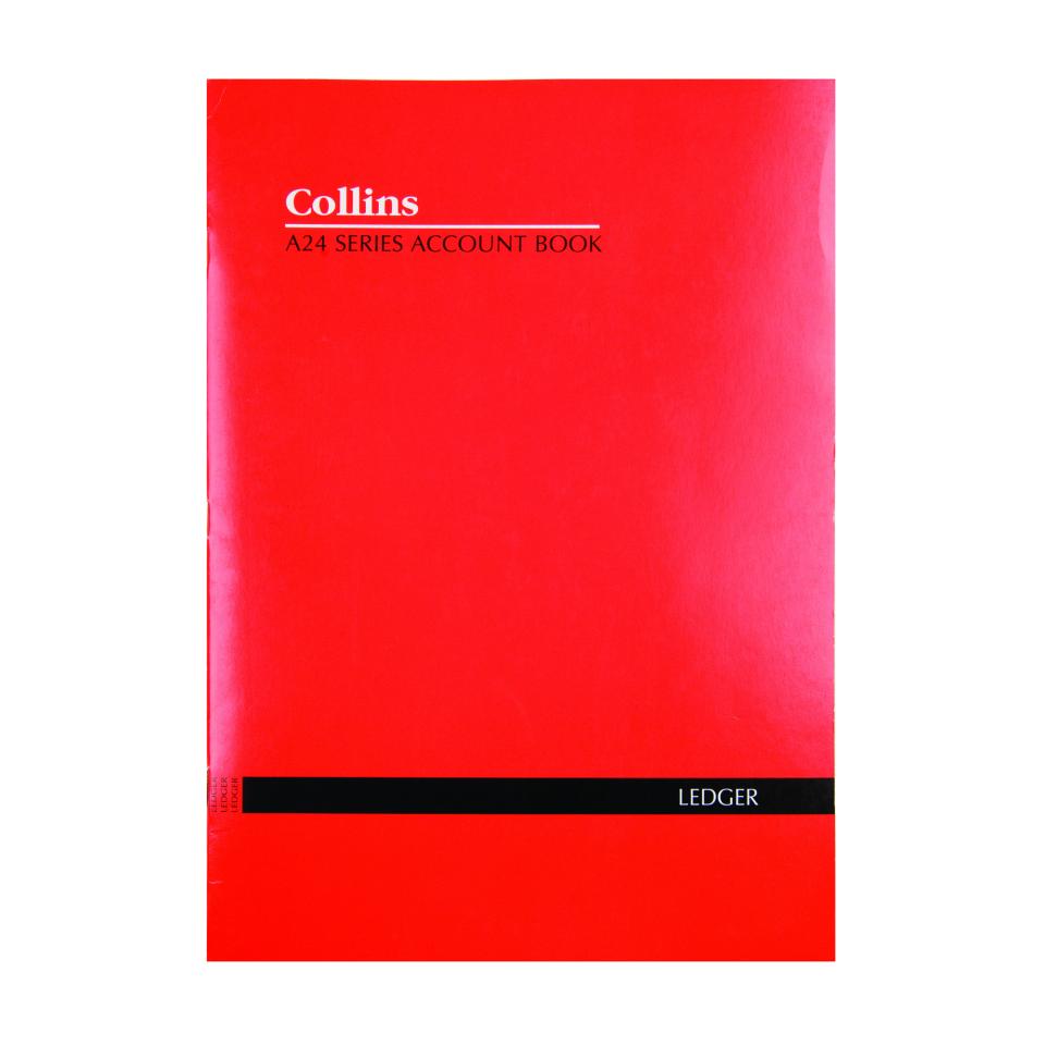 Collins 10230 Account Book A24 48 Page Soft Cover A4 Ledger