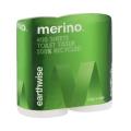 Thumbnail image of Merino Earthwise Toilet Tissue 2 Ply 400 Sheet Pack 4
