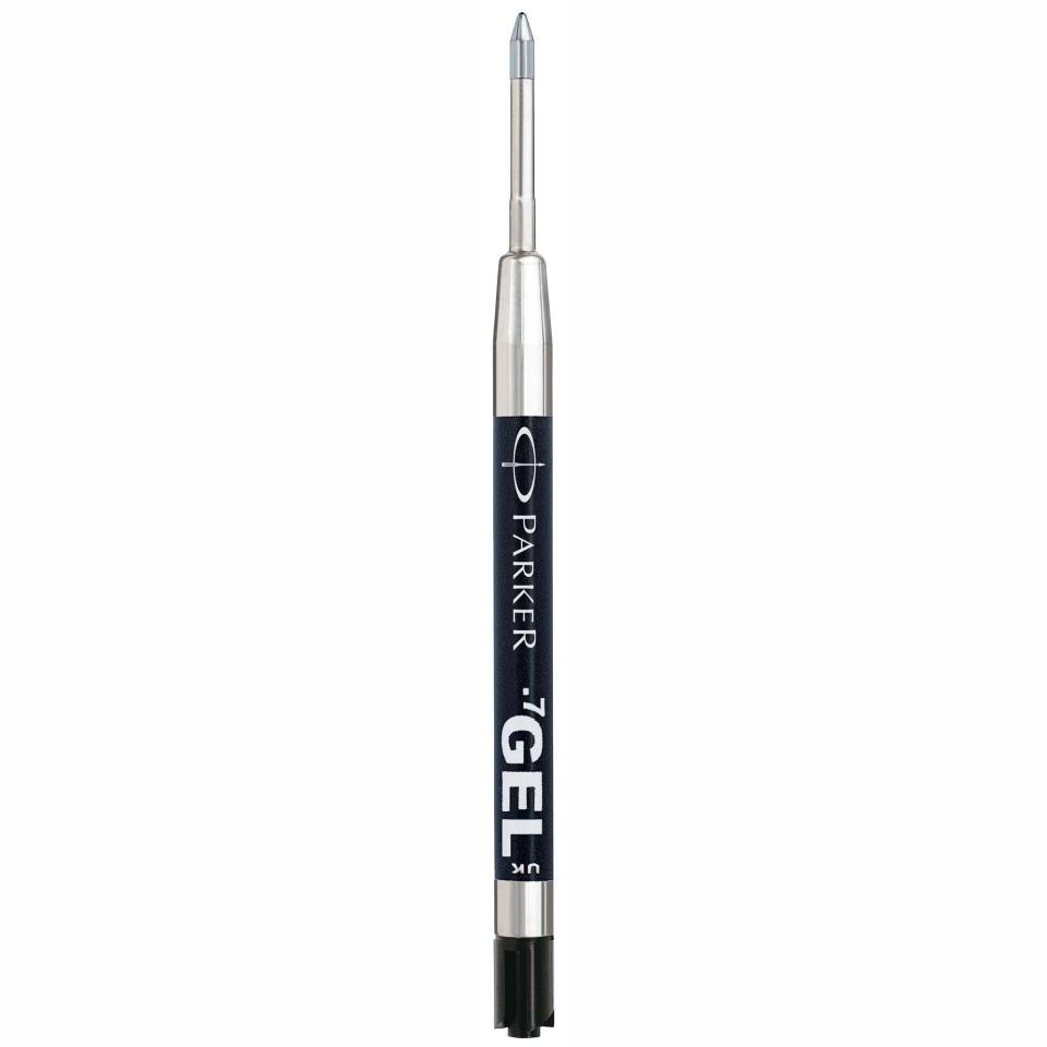 Parker Gel Ink Ballpoint Pen Refill Fine 0.7 mm Black Medium Image