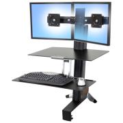 Ergotron Workfit-s Dual Monitor With Worksurface+ 33-349-200