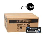Austar Kitchen Tidy Bin Liners 510 x 650mm 27 Litre Black Roll 50 Carton 1000