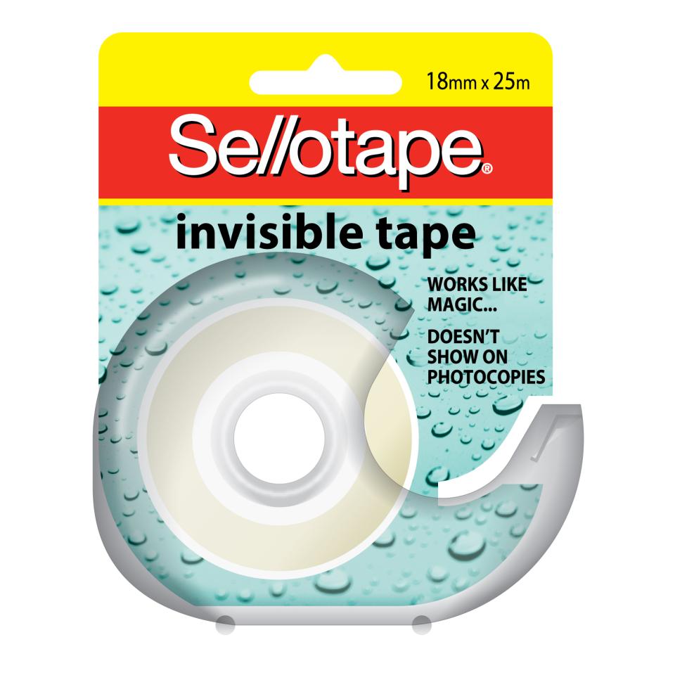 Sellotape Invisible Tape with Dispenser - 18mm x 25m
